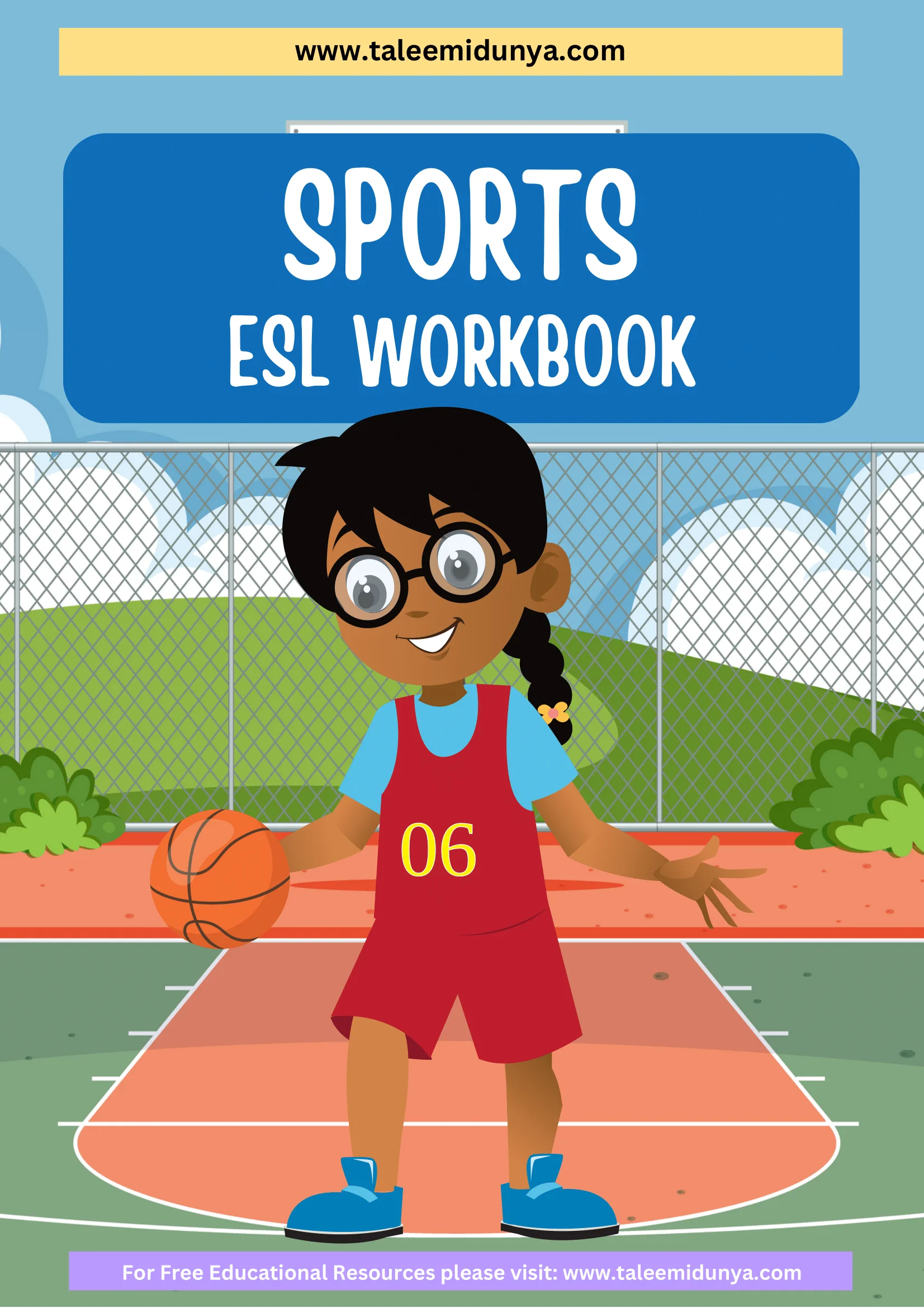 Colorful Workbook ESL Sports